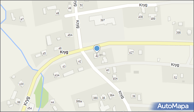 Kryg, Kryg, 41, mapa Kryg