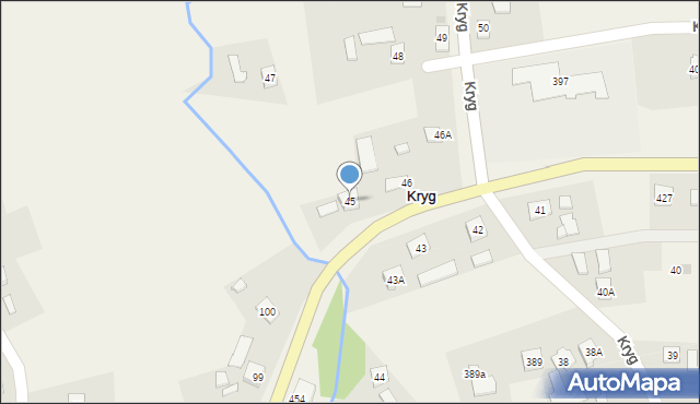 Kryg, Kryg, 45, mapa Kryg