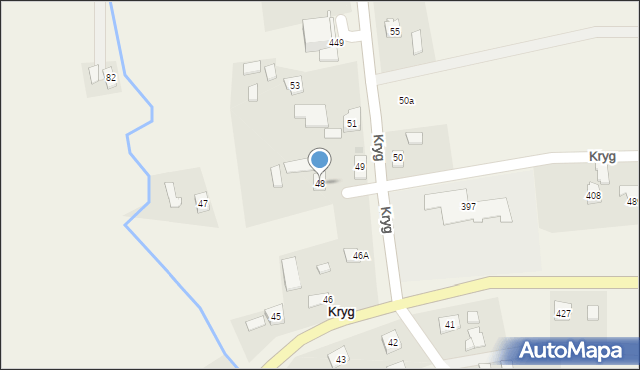 Kryg, Kryg, 48, mapa Kryg