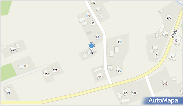 Kryg, Kryg, 94, mapa Kryg