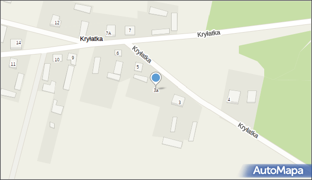 Kryłatka, Kryłatka, 3a, mapa Kryłatka