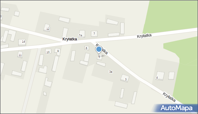 Kryłatka, Kryłatka, 5, mapa Kryłatka