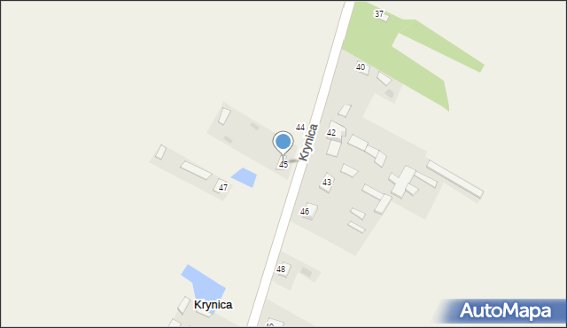 Krynica, Krynica, 45, mapa Krynica