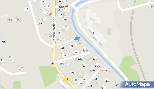 Krynica-Zdrój, Kraszewskiego Józefa Ignacego, 131, mapa Krynica-Zdrój