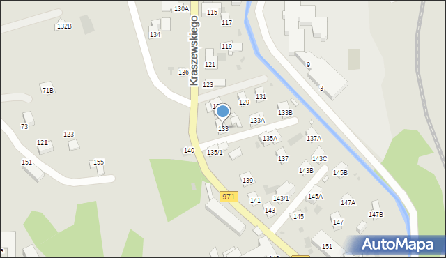 Krynica-Zdrój, Kraszewskiego Józefa Ignacego, 133, mapa Krynica-Zdrój