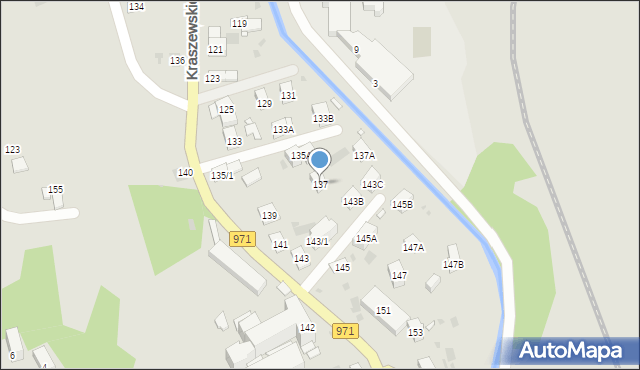 Krynica-Zdrój, Kraszewskiego Józefa Ignacego, 137, mapa Krynica-Zdrój