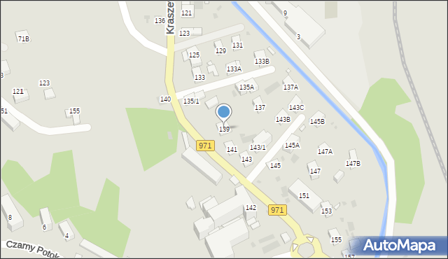 Krynica-Zdrój, Kraszewskiego Józefa Ignacego, 139, mapa Krynica-Zdrój