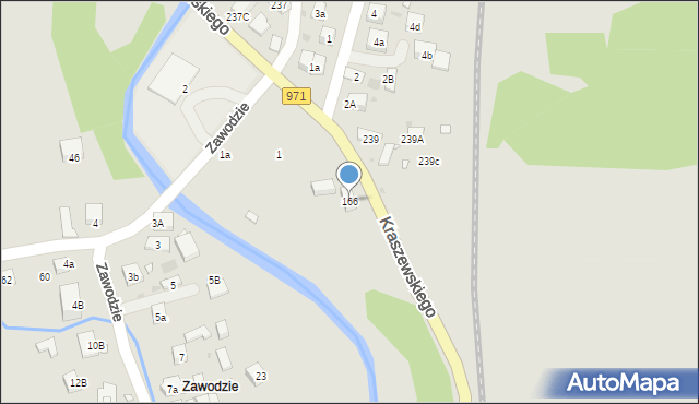 Krynica-Zdrój, Kraszewskiego Józefa Ignacego, 166, mapa Krynica-Zdrój