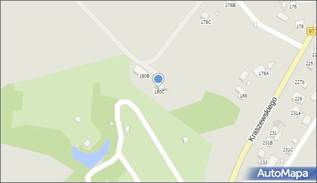 Krynica-Zdrój, Kraszewskiego Józefa Ignacego, 180C, mapa Krynica-Zdrój