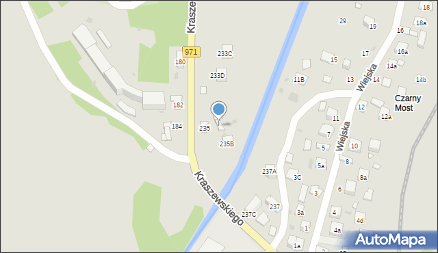 Krynica-Zdrój, Kraszewskiego Józefa Ignacego, 235A, mapa Krynica-Zdrój