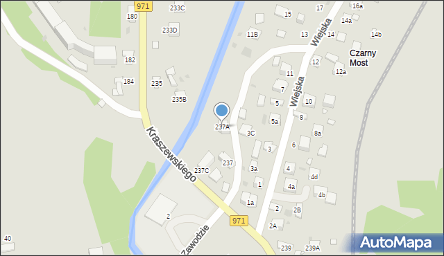 Krynica-Zdrój, Kraszewskiego Józefa Ignacego, 237A, mapa Krynica-Zdrój