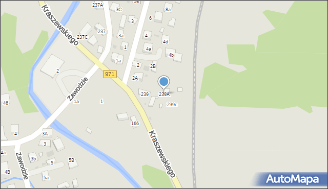 Krynica-Zdrój, Kraszewskiego Józefa Ignacego, 239A, mapa Krynica-Zdrój