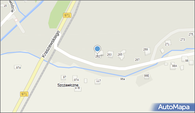 Krynica-Zdrój, Kraszewskiego Józefa Ignacego, 261, mapa Krynica-Zdrój