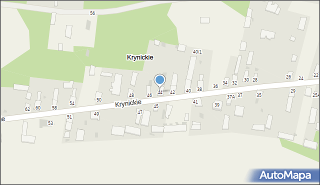 Krynickie, Krynickie, 44, mapa Krynickie