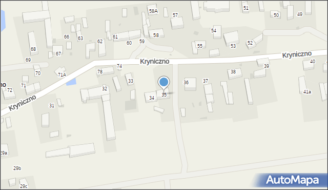 Kryniczno, Kryniczno, 35, mapa Kryniczno