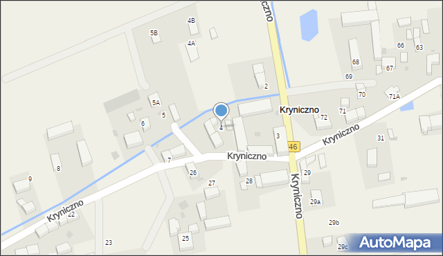 Kryniczno, Kryniczno, 4, mapa Kryniczno