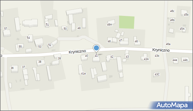 Kryniczno, Kryniczno, 41, mapa Kryniczno