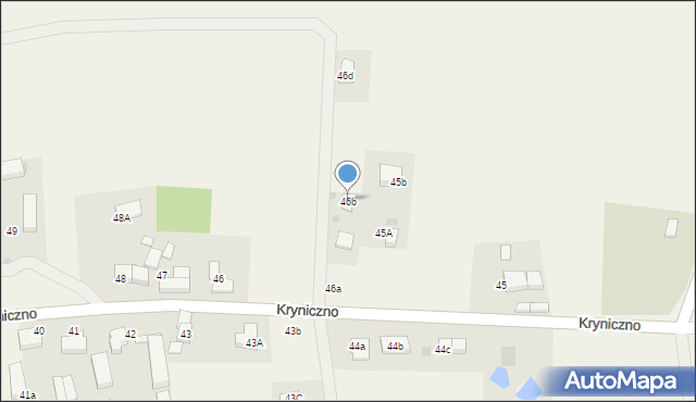 Kryniczno, Kryniczno, 46b, mapa Kryniczno