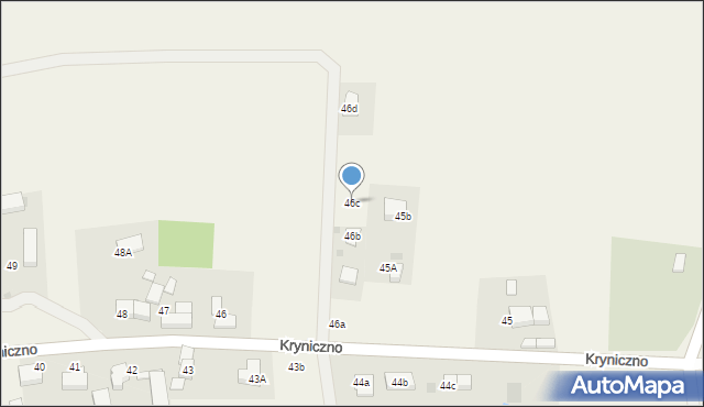 Kryniczno, Kryniczno, 46c, mapa Kryniczno