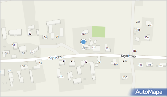 Kryniczno, Kryniczno, 48, mapa Kryniczno