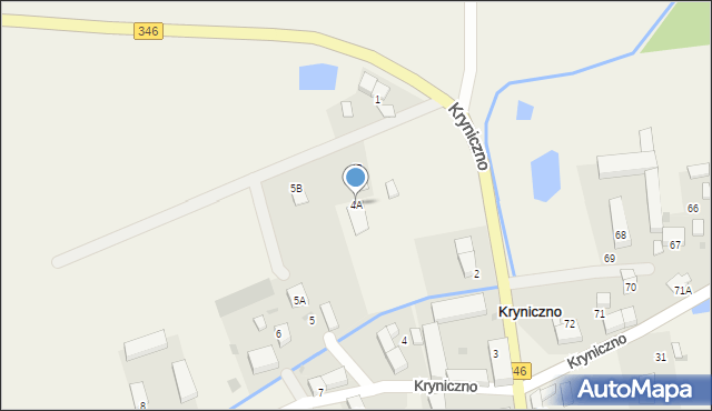 Kryniczno, Kryniczno, 4A, mapa Kryniczno