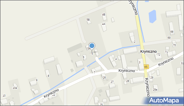 Kryniczno, Kryniczno, 5, mapa Kryniczno