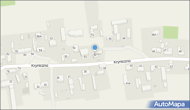 Kryniczno, Kryniczno, 52, mapa Kryniczno