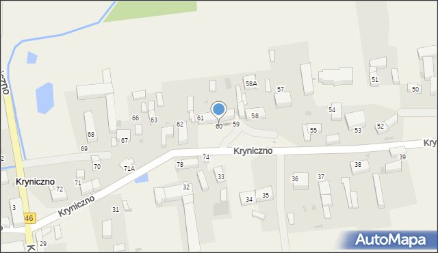 Kryniczno, Kryniczno, 60, mapa Kryniczno