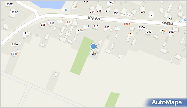 Krynka, Krynka, 148a, mapa Krynka