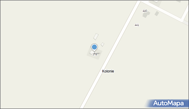 Krynka, Krynka, 379, mapa Krynka