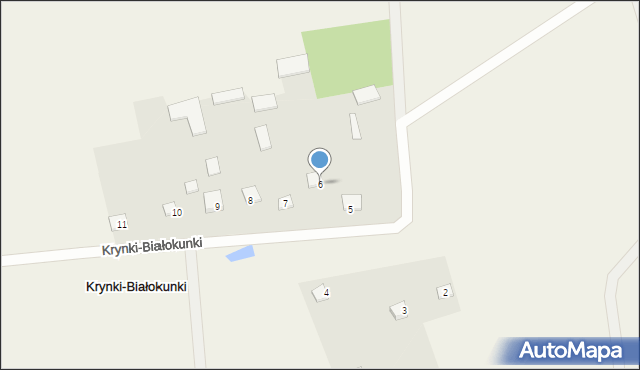 Krynki-Białokunki, Krynki-Białokunki, 6, mapa Krynki-Białokunki