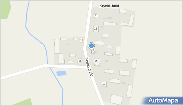 Krynki-Jarki, Krynki-Jarki, 14a, mapa Krynki-Jarki