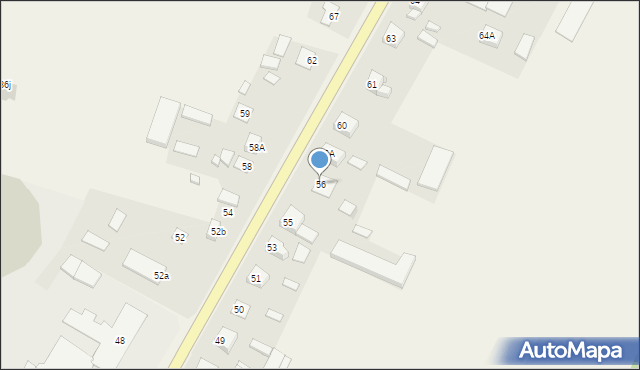 Krypno Kościelne, Krypno Kościelne, 56, mapa Krypno Kościelne