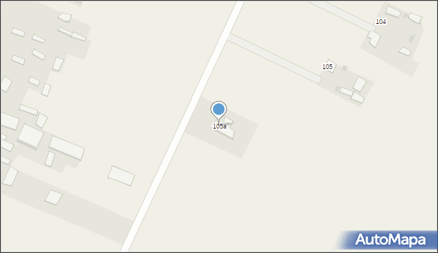 Krypno Wielkie, Krypno Wielkie, 105a, mapa Krypno Wielkie