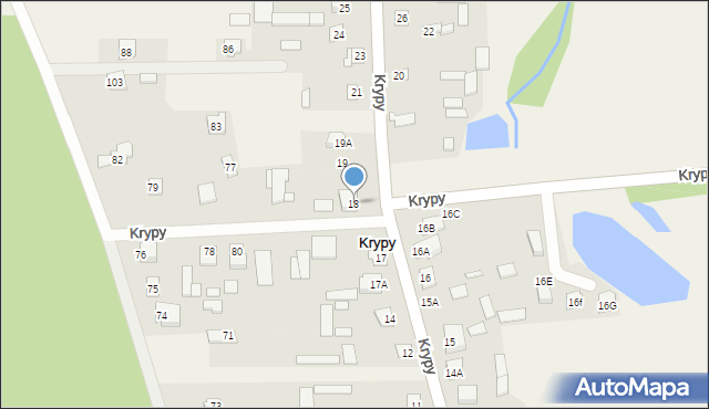 Krypy, Krypy, 18, mapa Krypy