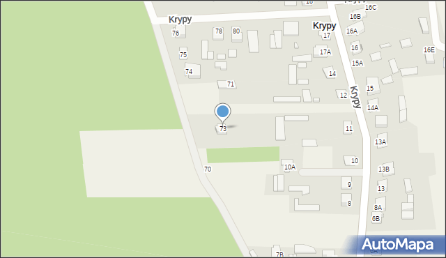 Krypy, Krypy, 73, mapa Krypy