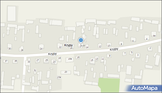 Krypy, Krypy, 17, mapa Krypy