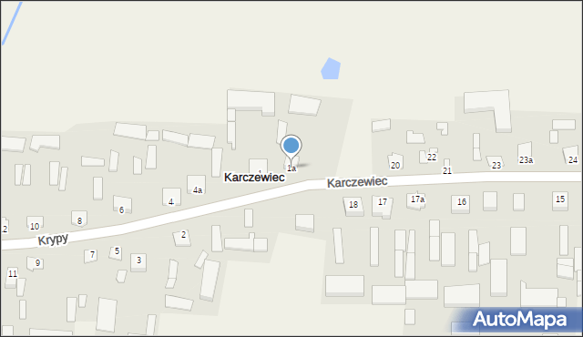 Krypy, Krypy, 1a, mapa Krypy