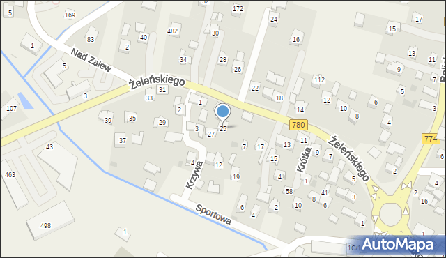 Kryspinów, Kryspinów, 40, mapa Kryspinów