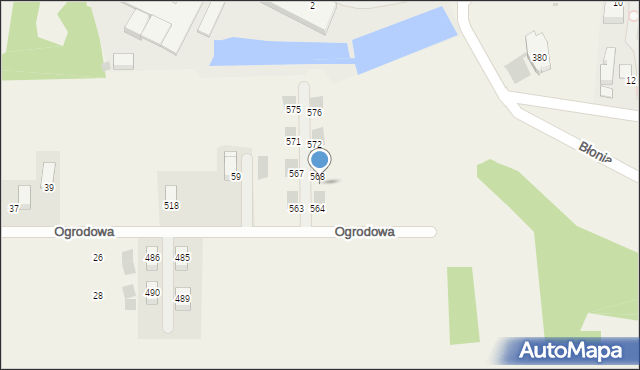 Kryspinów, Kryspinów, 570, mapa Kryspinów