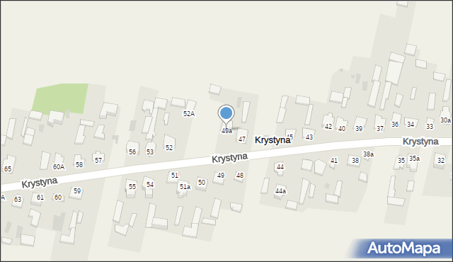 Krystyna, Krystyna, 49a, mapa Krystyna