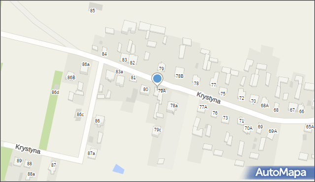 Krystyna, Krystyna, 79b, mapa Krystyna
