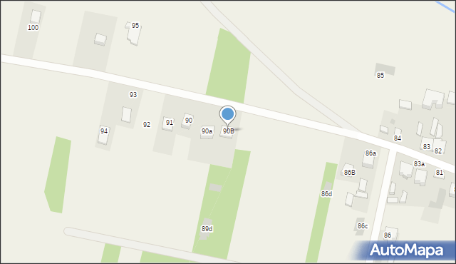 Krystyna, Krystyna, 90B, mapa Krystyna