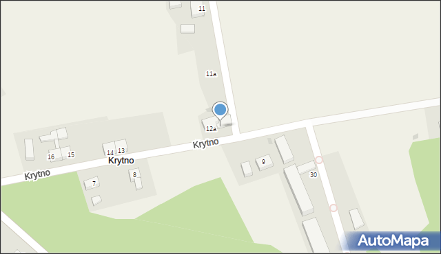 Krytno, Krytno, 12b, mapa Krytno