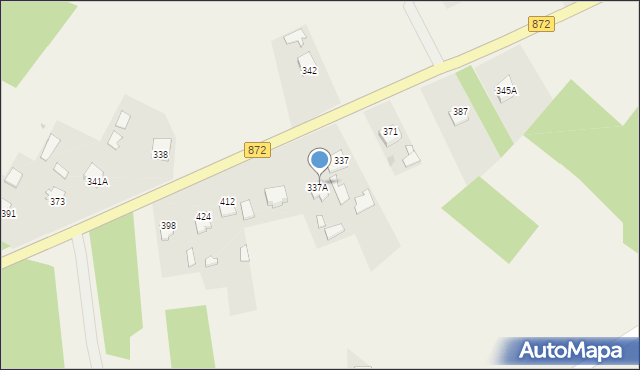 Krzątka, Krzątka, 937A, mapa Krzątka