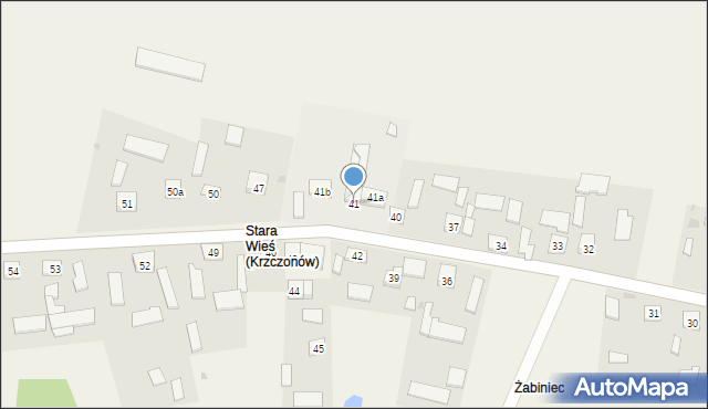 Krzczonów, Krzczonów, 41, mapa Krzczonów