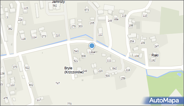 Krzczonów, Krzczonów, 111, mapa Krzczonów