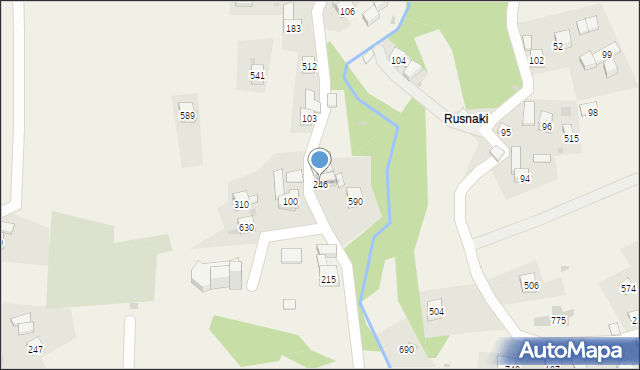 Krzczonów, Krzczonów, 246, mapa Krzczonów