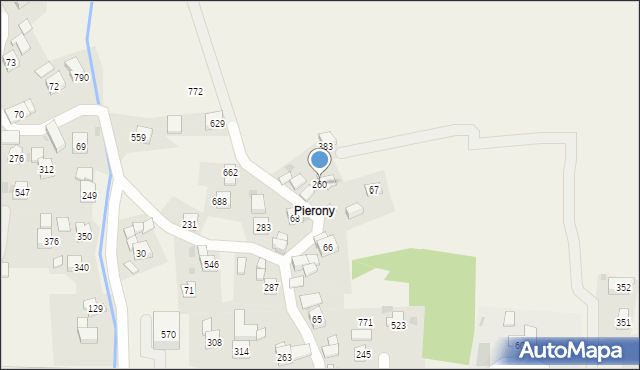 Krzczonów, Krzczonów, 260, mapa Krzczonów