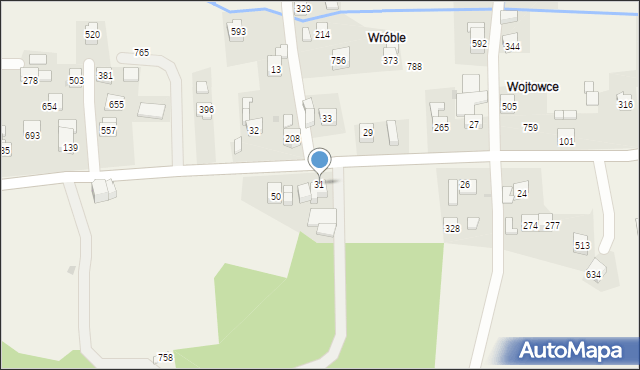 Krzczonów, Krzczonów, 31, mapa Krzczonów